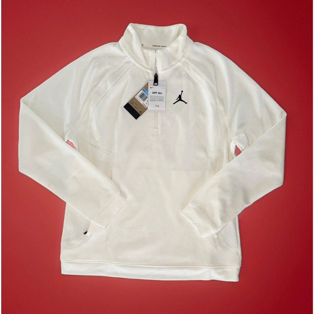 Jordan Golf Nike Team Dri-FIT Size Med Men's Half-Zip Athletic Top FB7562-133 UV